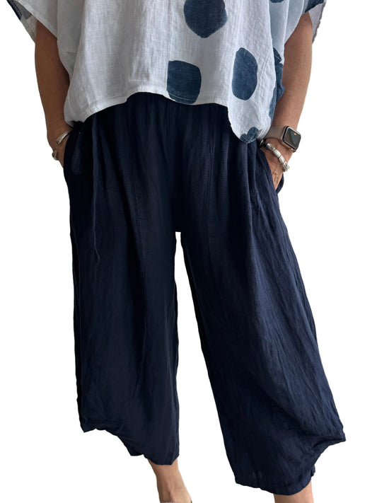 4-SS26122-9 Linen Pant