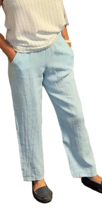 4-SS26124-9 100% Linen Pant