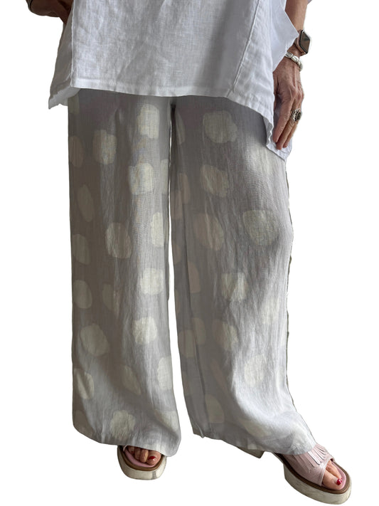 5-SS26187-4 100% Linen Pant