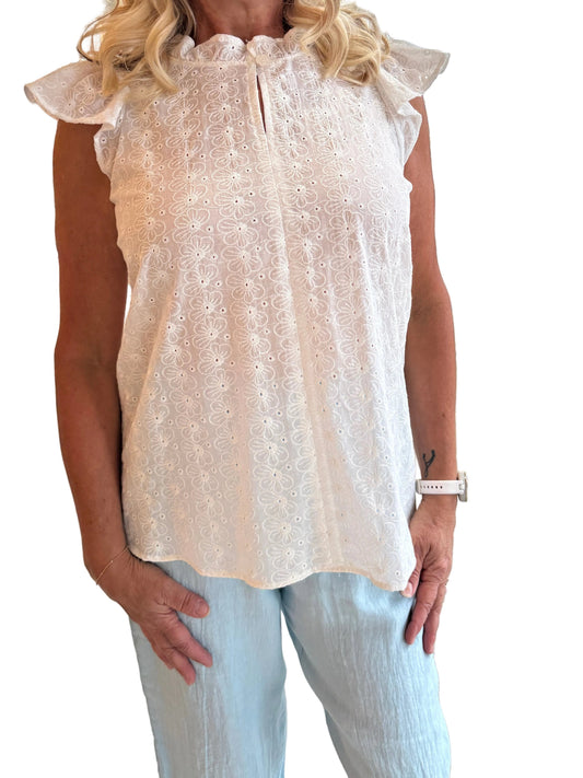 88375281 Butterfly Sleeve Top