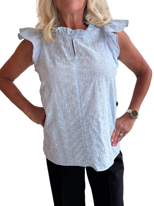 88375282 Top Butterfly Sleeve