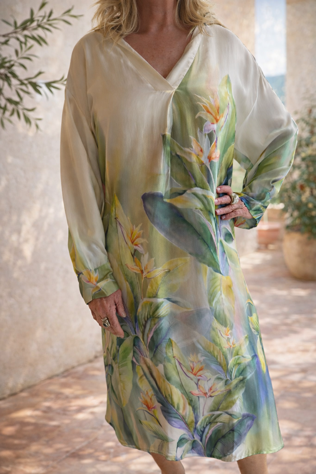 8-SS2689-9 Silk Dress