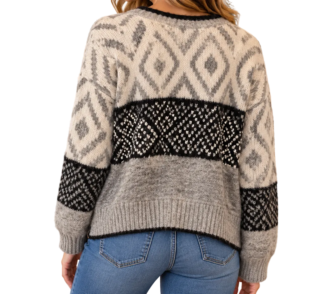 6-FW25165-9 Sparkle Sweater