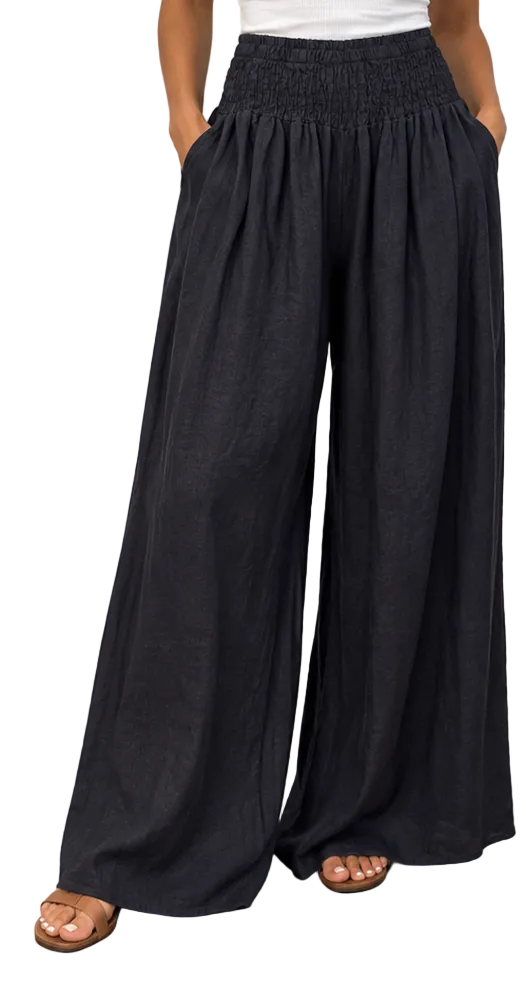 5201 100% Italian Linen Pant