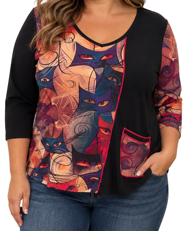26W415C11 Gayelle Long Sleeve Tee