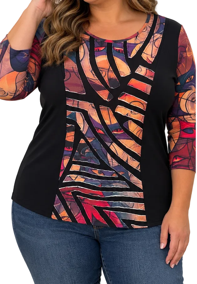 26W415C7 Gayelle Long Sleeve Tee