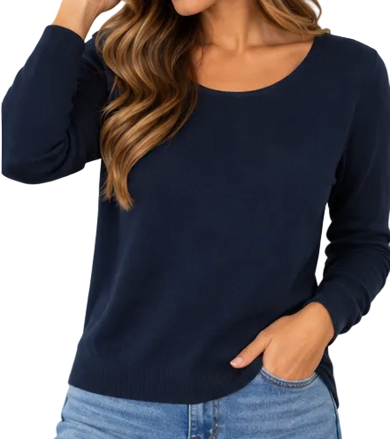 2-FW2642-9 Light Sweater