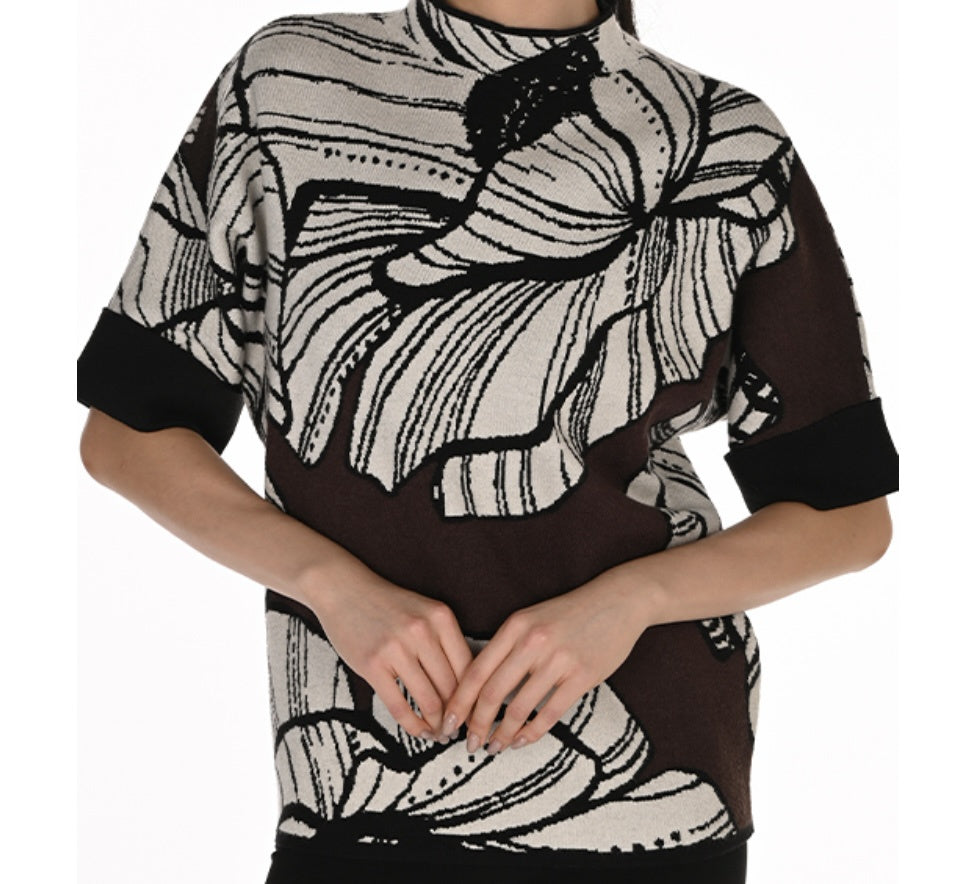 263773 Short Sleeve Knit Sweater